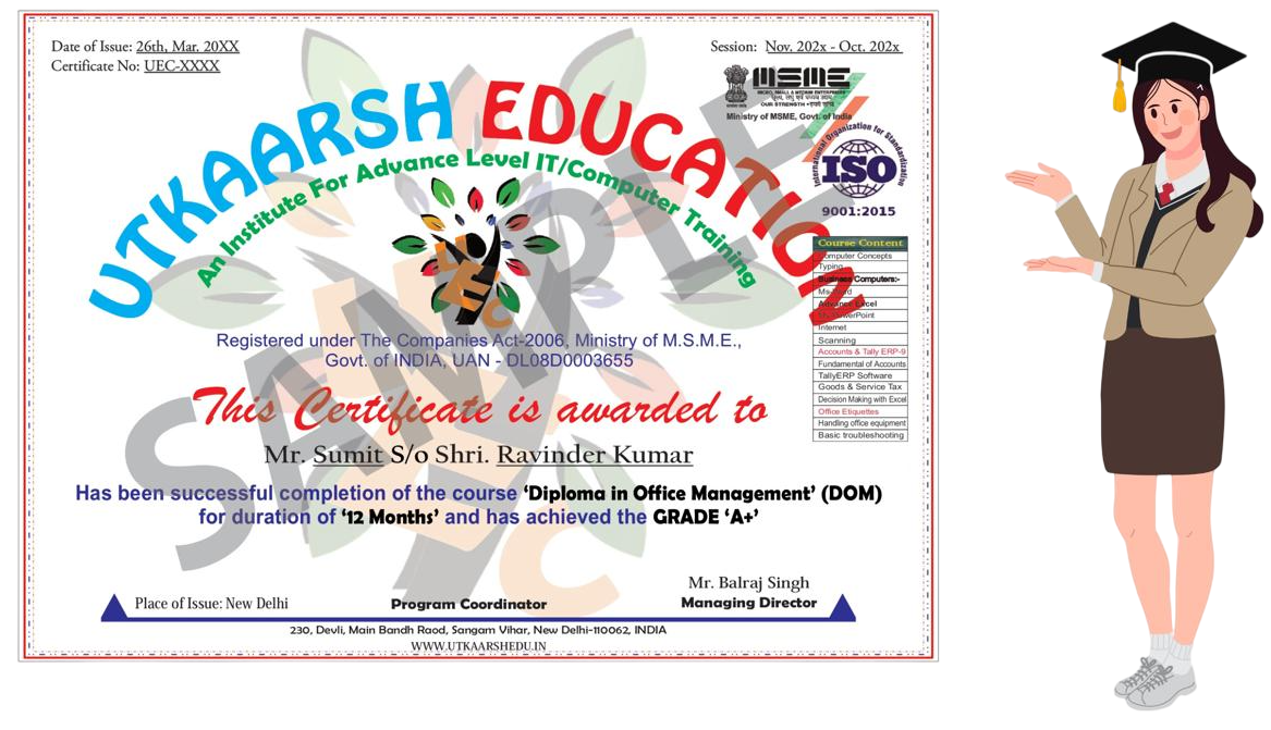 Utkaarsh Education Certificate